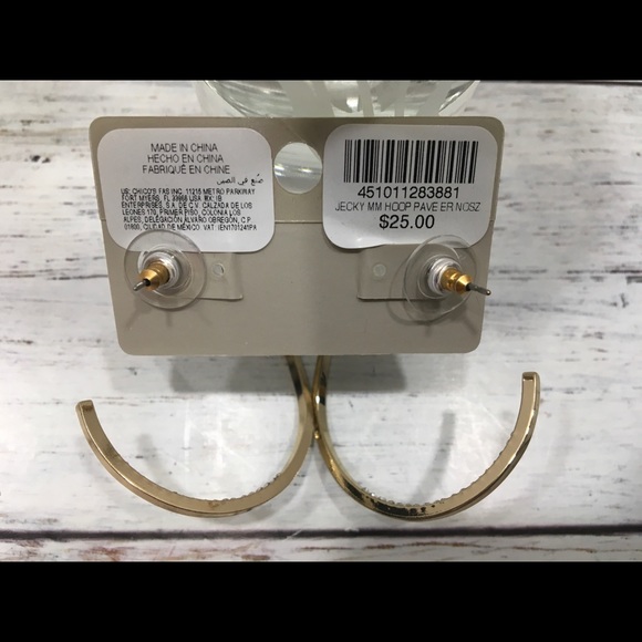 Chico’s cz pave earrings - Picture 4 of 4